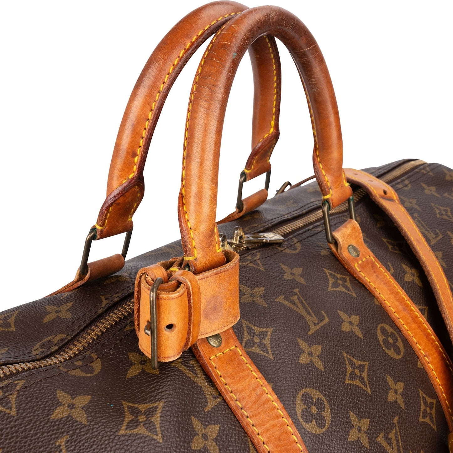 Louis Vuitton Monogram Canvas Keepall 55 Bandoulière Travel Bag