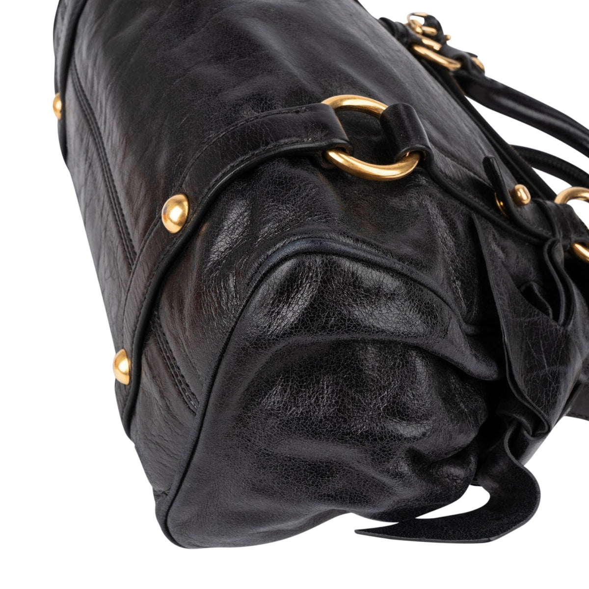 Miu Miu Small Bow aus Vitello-Lux-Leder – Ansicht 8