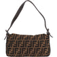 Fendi Monogram FF Baguette  Shoulder Bag