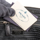 Prada Saffiano Leather Triangle Briefcase Handbag