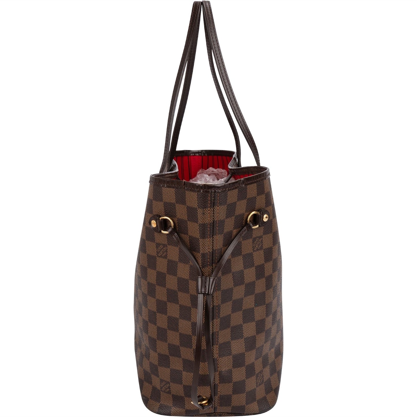 Louis Vuitton Monogram Damier Ebene Canvas Neverfull MM Shoulder Bag