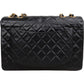 Chanel Quilted Lambskin 24K Gold Jumbo Single Flap Crossbody Bag