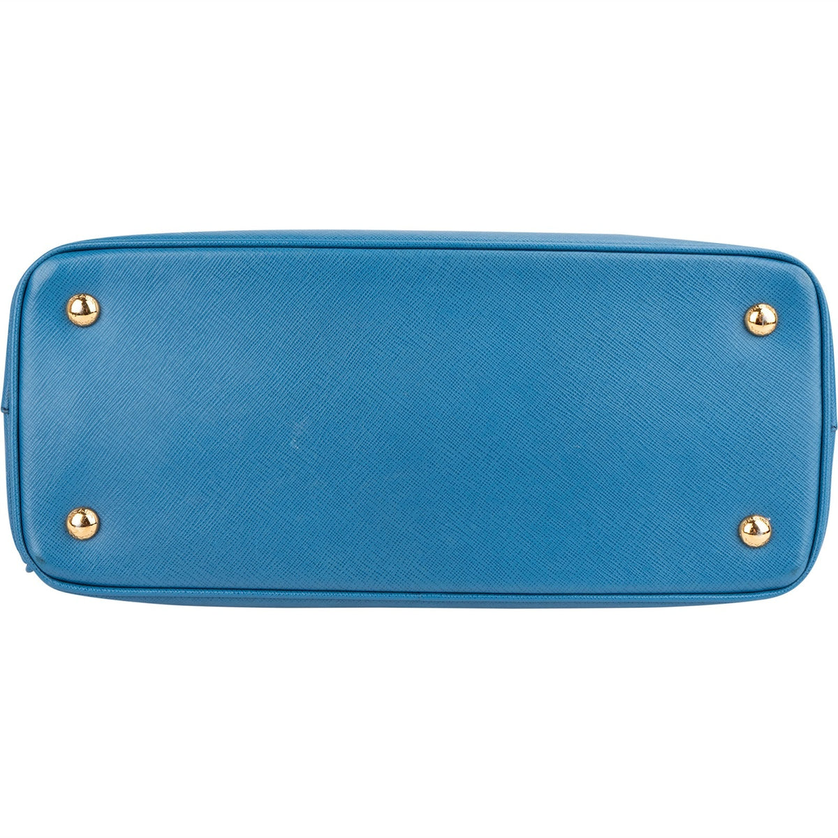 Prada Blue Saffiano Leather Galleria Handbag