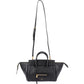 Celine Grained Calfskin Luggage East West Nano Handbag