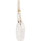 Chanel 22 White Quilted Lambskin Maxi Drawstring Shoulder Bag