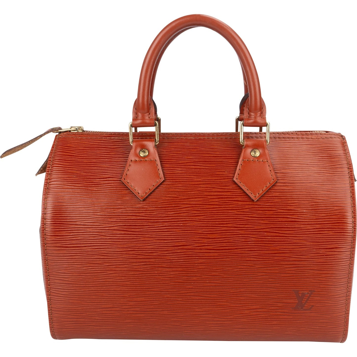 Louis Vuitton Cognac Epi Leather Speedy 30 Handbag