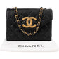 Chanel Quilted Lambskin CC Envelope Small 24K Gold Single Flap Crossbody Bag
