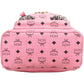MCM Monogram Visetos Small Stark Studded Backpack