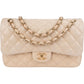 Chanel Quilted Lambskin Jumbo Double Flap Crossbody Bag