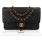 Chanel Quilted Lambskin 24K Gold Medium Double Flap Shoulder Bag