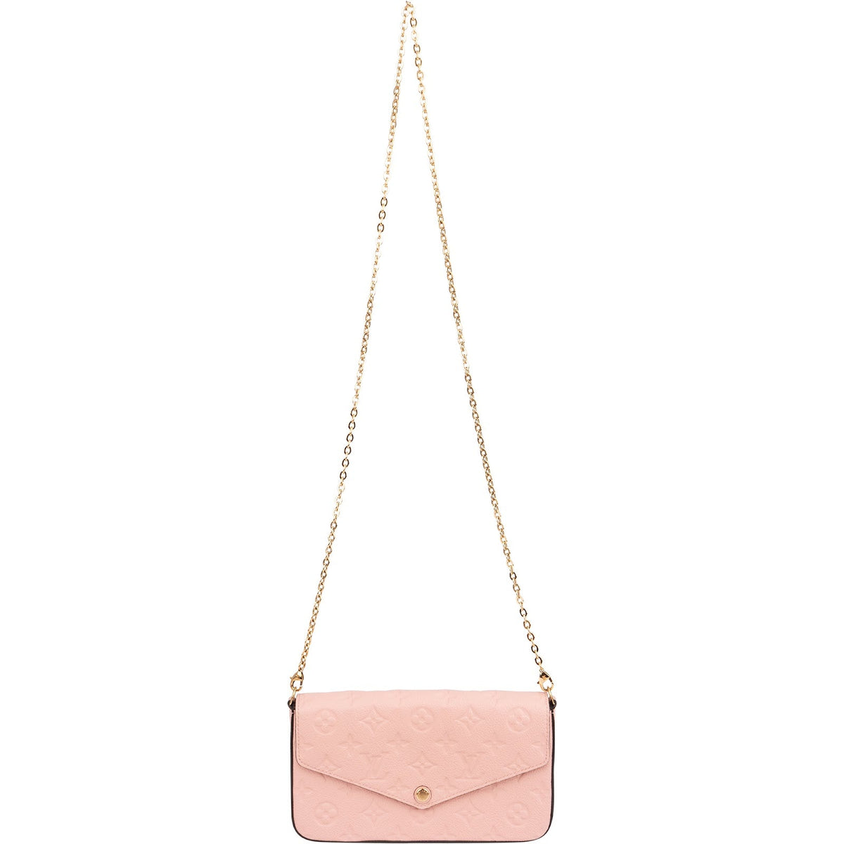 Louis Vuitton Leather Monogram Empreinte Félicie Pochette Crossbody Bag