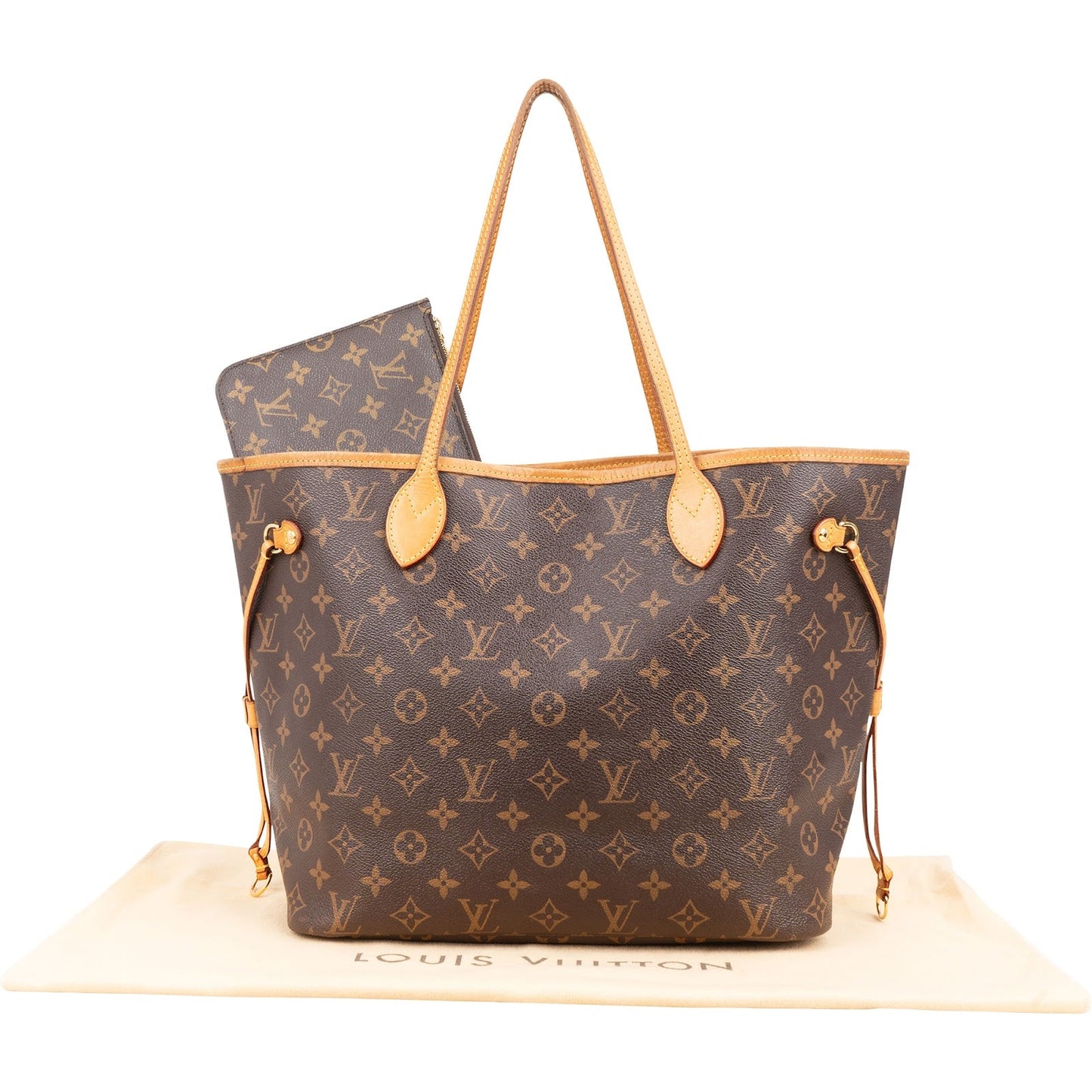Louis Vuitton Monogram Canvas Neverfull MM Shoulder Bag