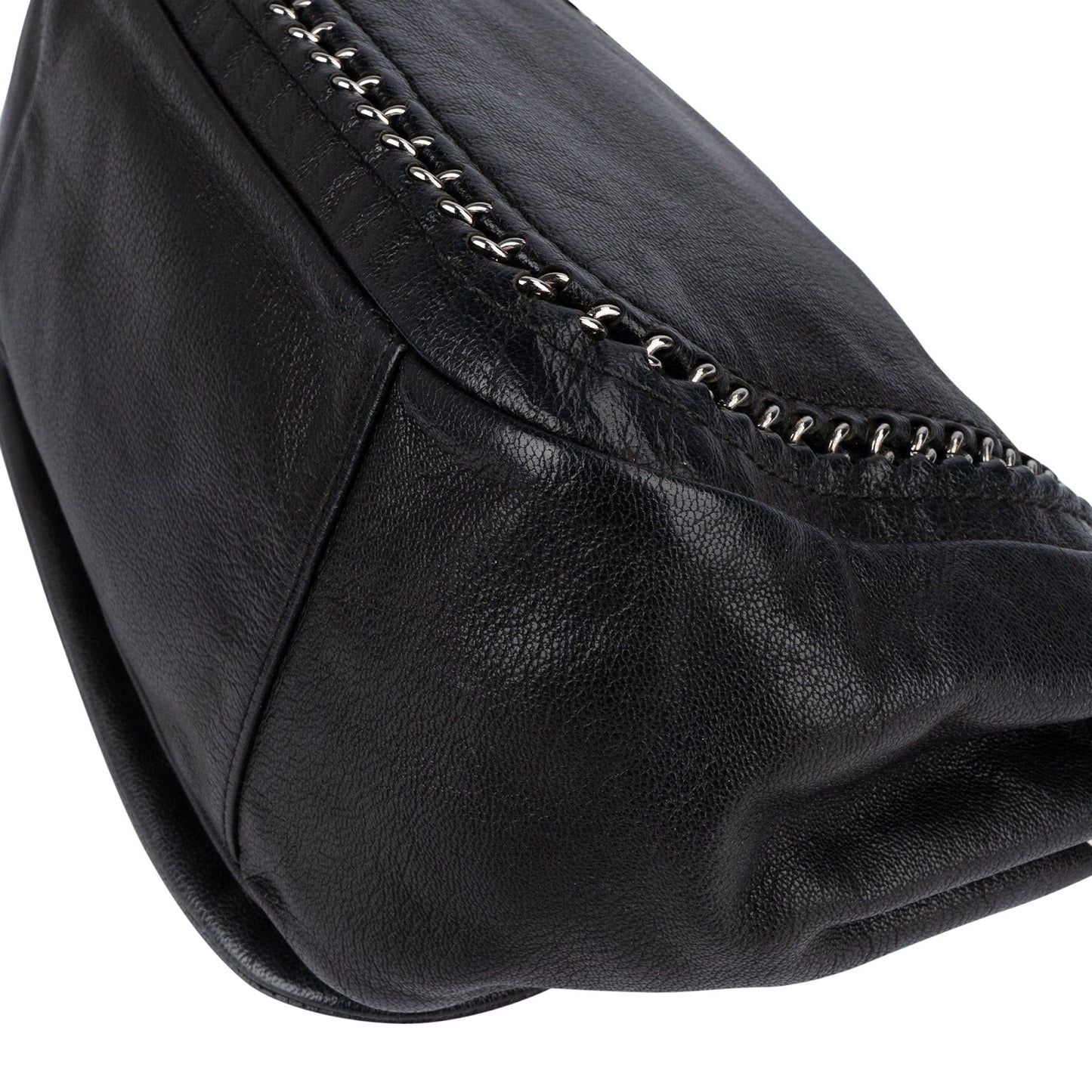 Chanel Calfskin CC Single Flap Shoulder Bag