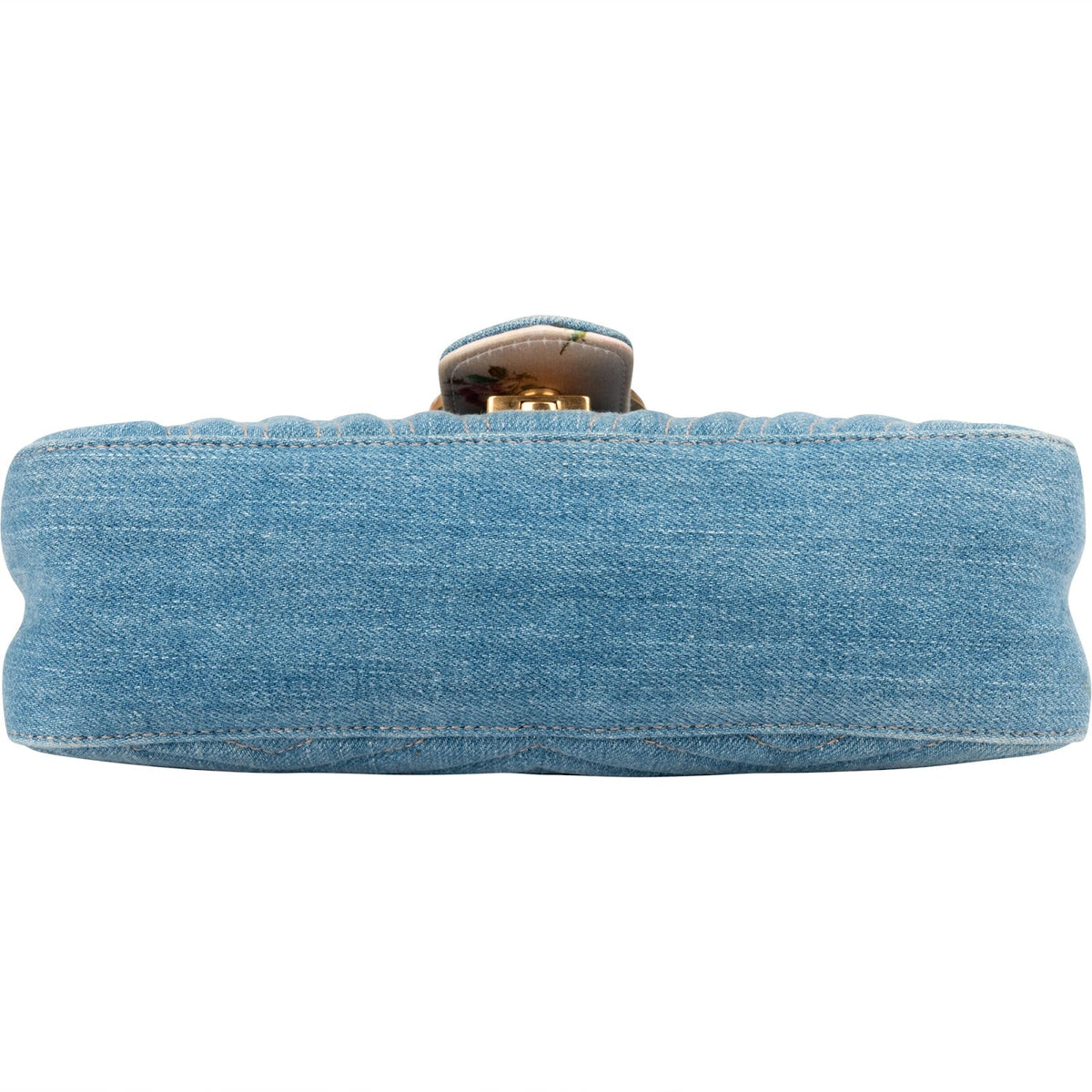 Gucci Denim Matelassé Denim Pearl Marmont Umhängetasche, Bild 6 von 12