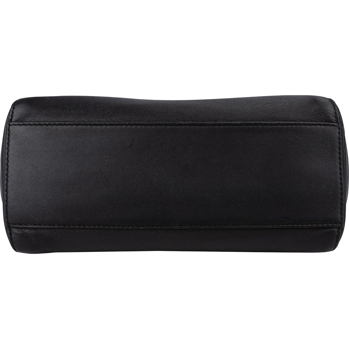 Fendi Black Leather Mini Peekaboo Handbag