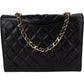 Chanel Quilted Lambskin CC Single Flap Shoulder Bag