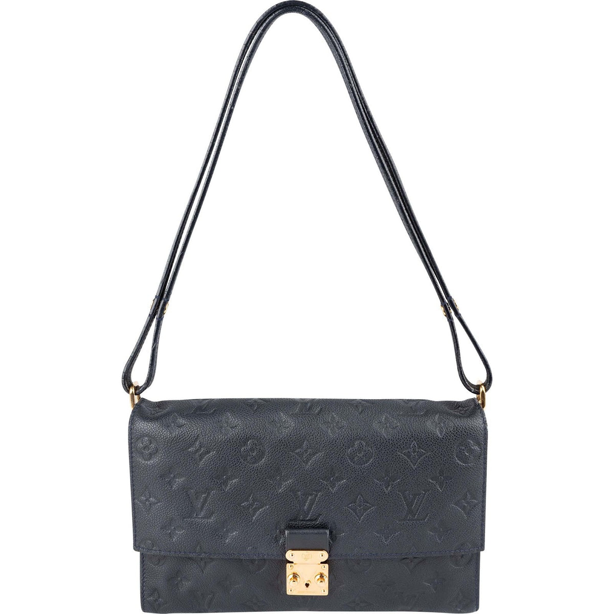 Louis Vuitton Blue Monogram Empreinte Leather Fascinante Crossbody Bag