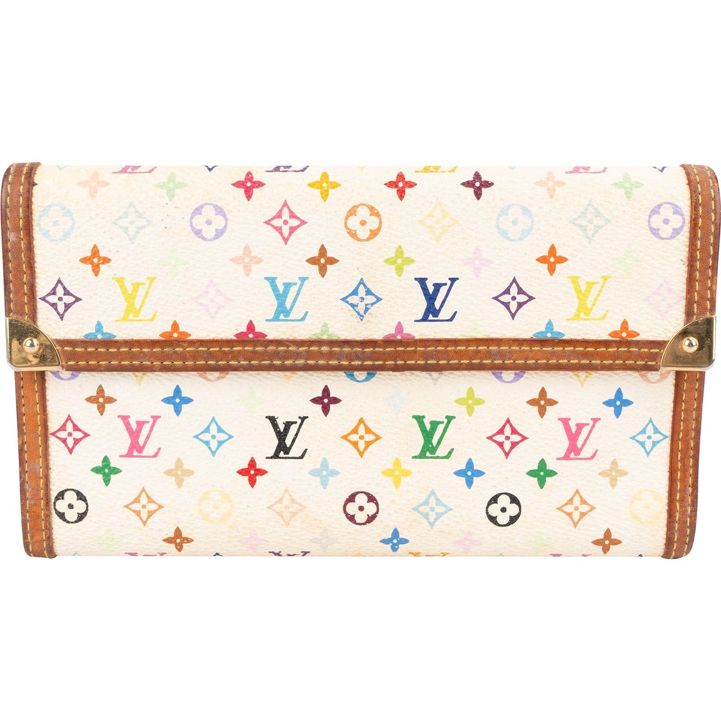 Louis Vuitton Murakami Multicolor Porte-Trésor International Wallet