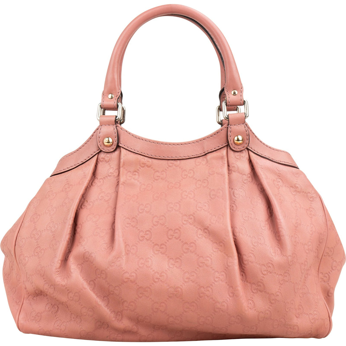 Gucci Pink Guccissima Leather Sukey Handbag