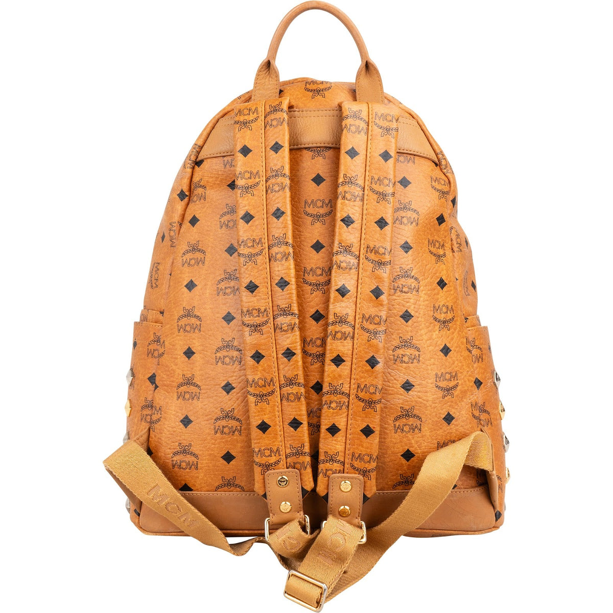 MCM Monogram Visetos Stark Studded Backpack