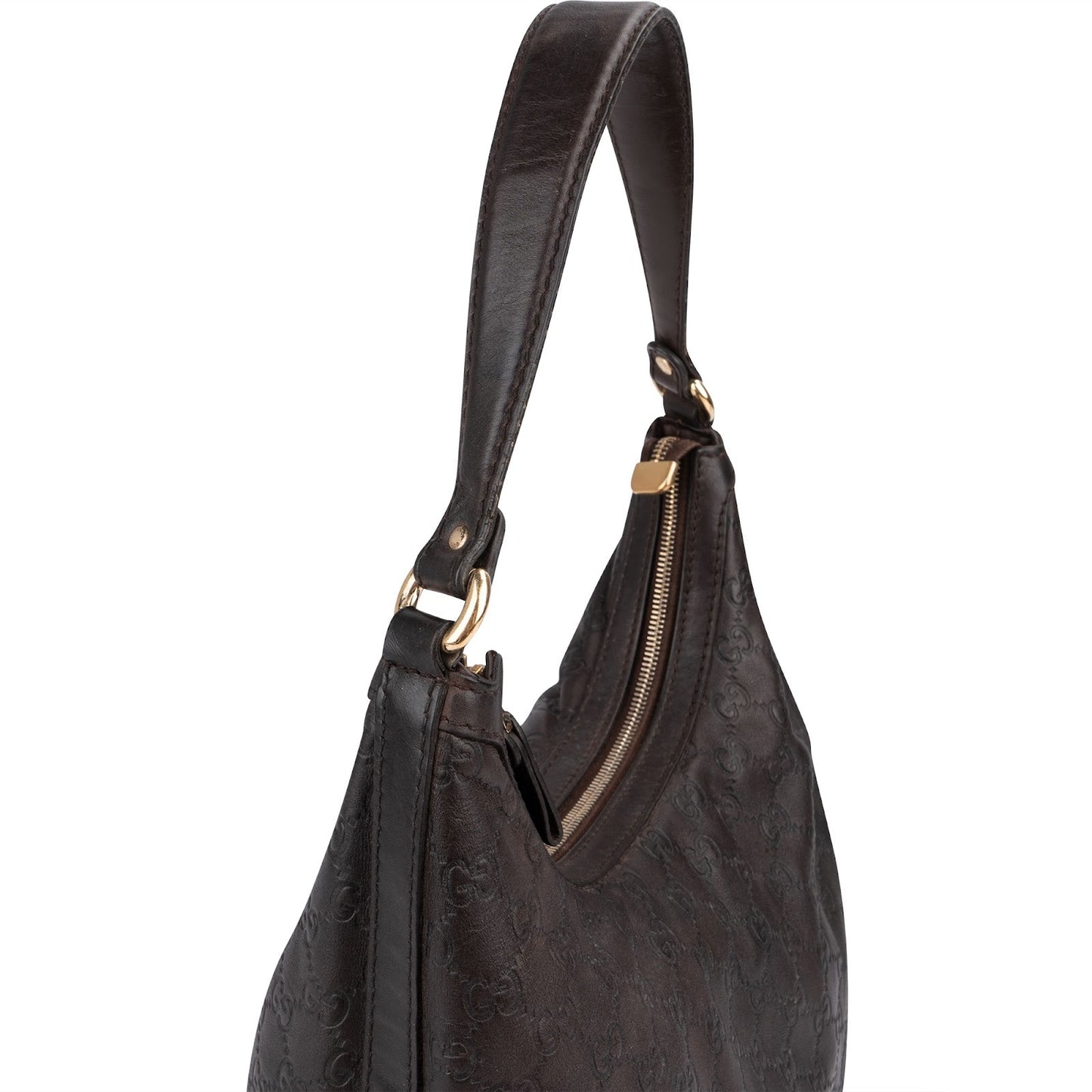 Gucci Guccissima Leather Lovely Heart Shoulder Bag
