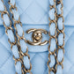 Chanel Quilted Caviar Leather Small Double Flap Shoulder Bag