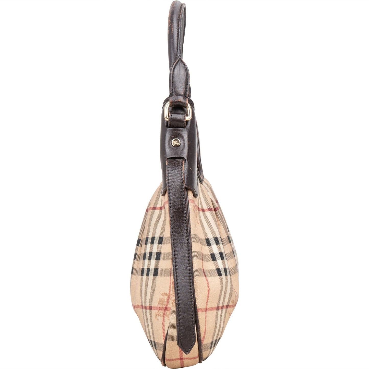 Burberry Haymarket Check Brooklyn Hobo Shoulder Bag