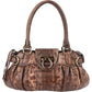Salvatore Ferragamo Python Marisa Satchel Shoulder Bag