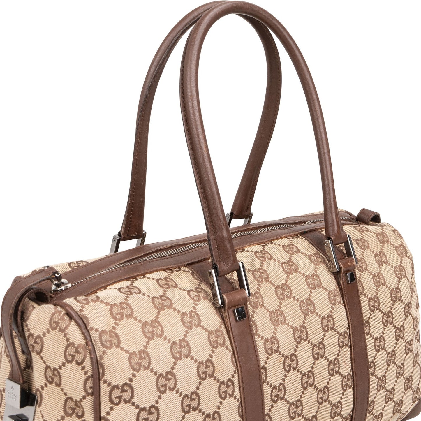 Gucci Monogram GG Boston Handbag