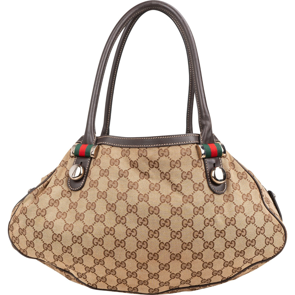 Gucci Monogram GG Canvas Abbey D-Ring Tote Shoulder Bag