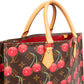 Louis Vuitton Sac Plat Cerises aus Monogram Canvas (Murakami, limitiert) – Ansicht 3