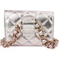 Chanel Quilted Metallic Lambskin Waist Crossbody Bag