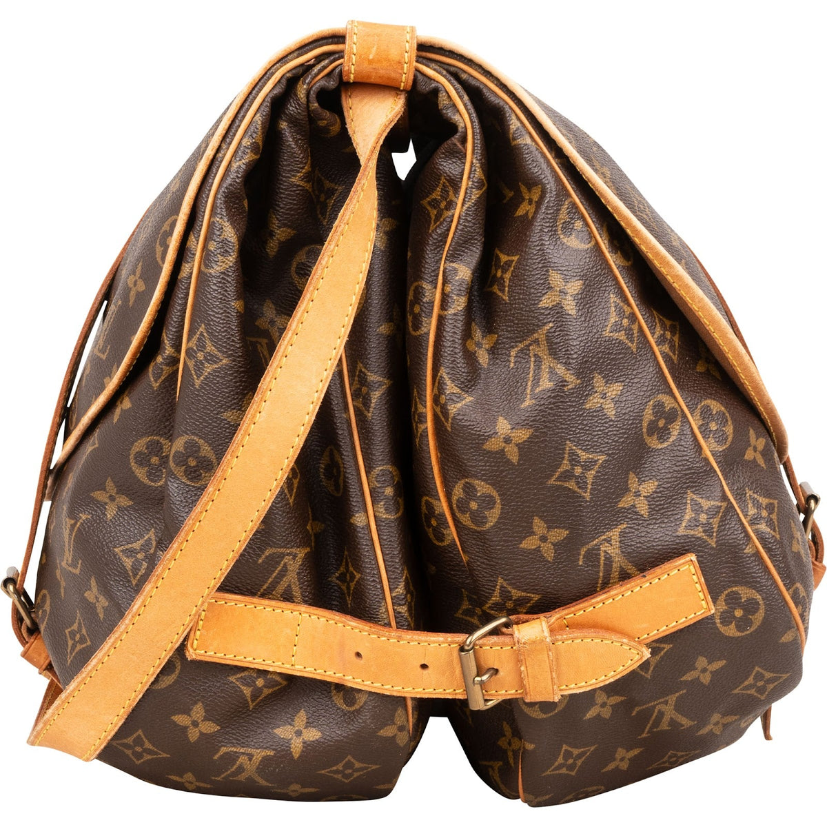 Louis Vuitton Monogram Canvas Saumur 40 Crossbody Bag