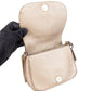 Gucci Soho Mini Saddle aus genarbtem Metallic-Leder – Ansicht 9