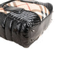 Burberry Quilted Patent Leather Heymarket Check Tote Shoulder Bag