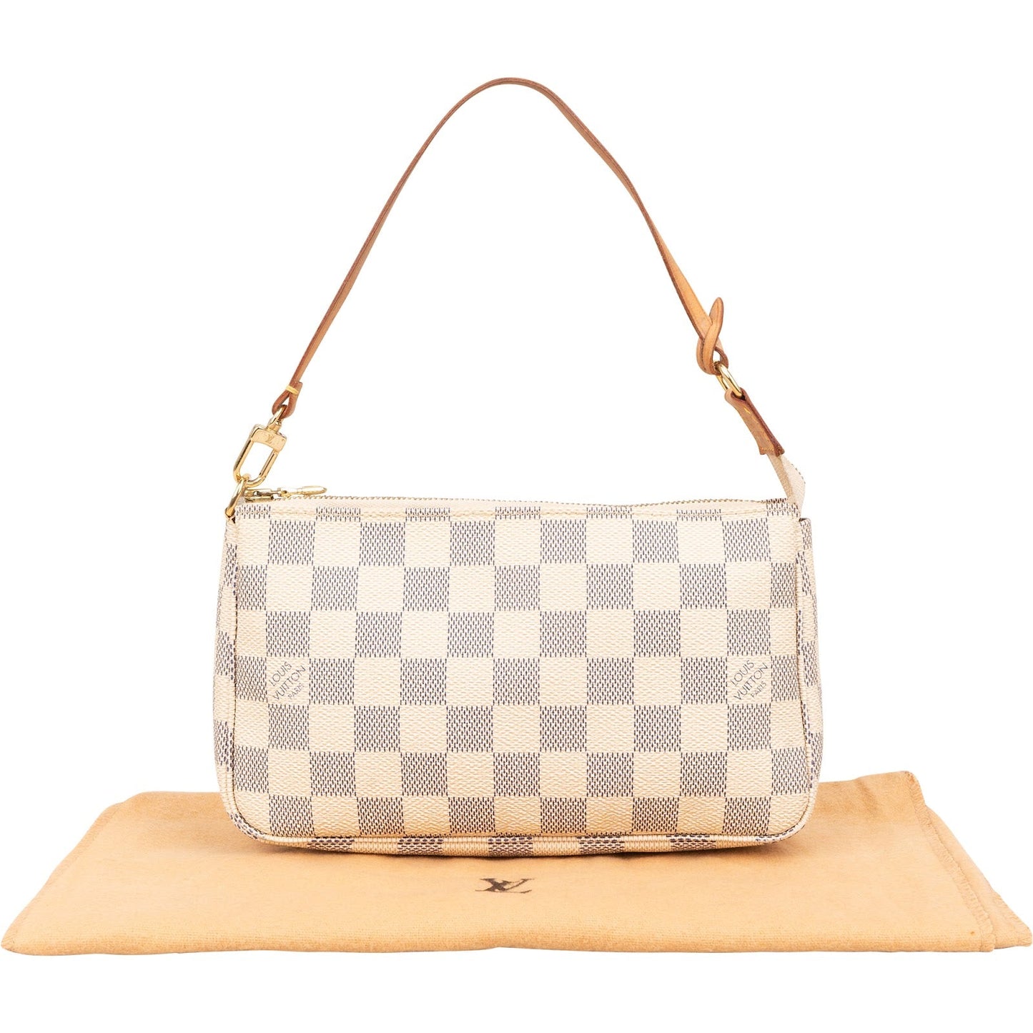 Louis Vuitton Monogram Damier Azur Canvas Pochette Accessoires Handbag