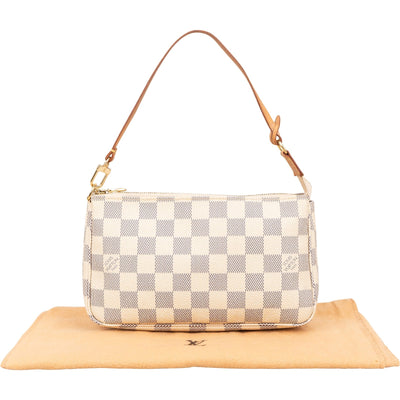Louis Vuitton Monogram Damier Azur Canvas Pochette Accessoires Handbag