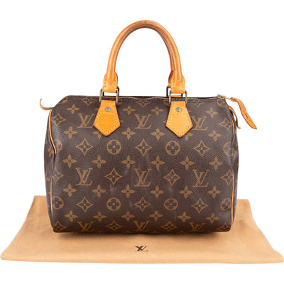Louis Vuitton Monogram Canvas Speedy 25 Handbag