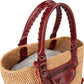 Balenciaga Raffia Panier Basket City Handbag