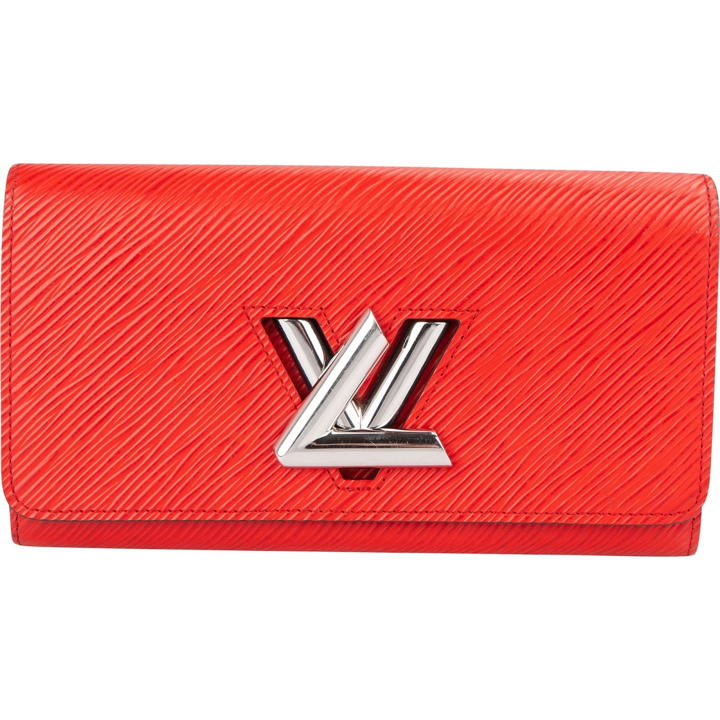 Louis Vuitton Red Epi Leather Twist Wallet