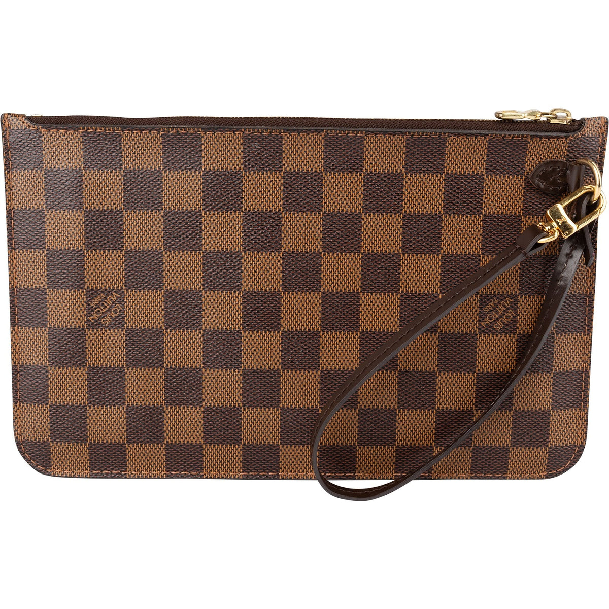 Louis Vuitton Monogram Damier Ebene Canvas Neverfull PM Pochette Accessoires Clutch