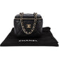 Chanel Quilted Lambskin Mini Vanity Chain Crossbody Bag