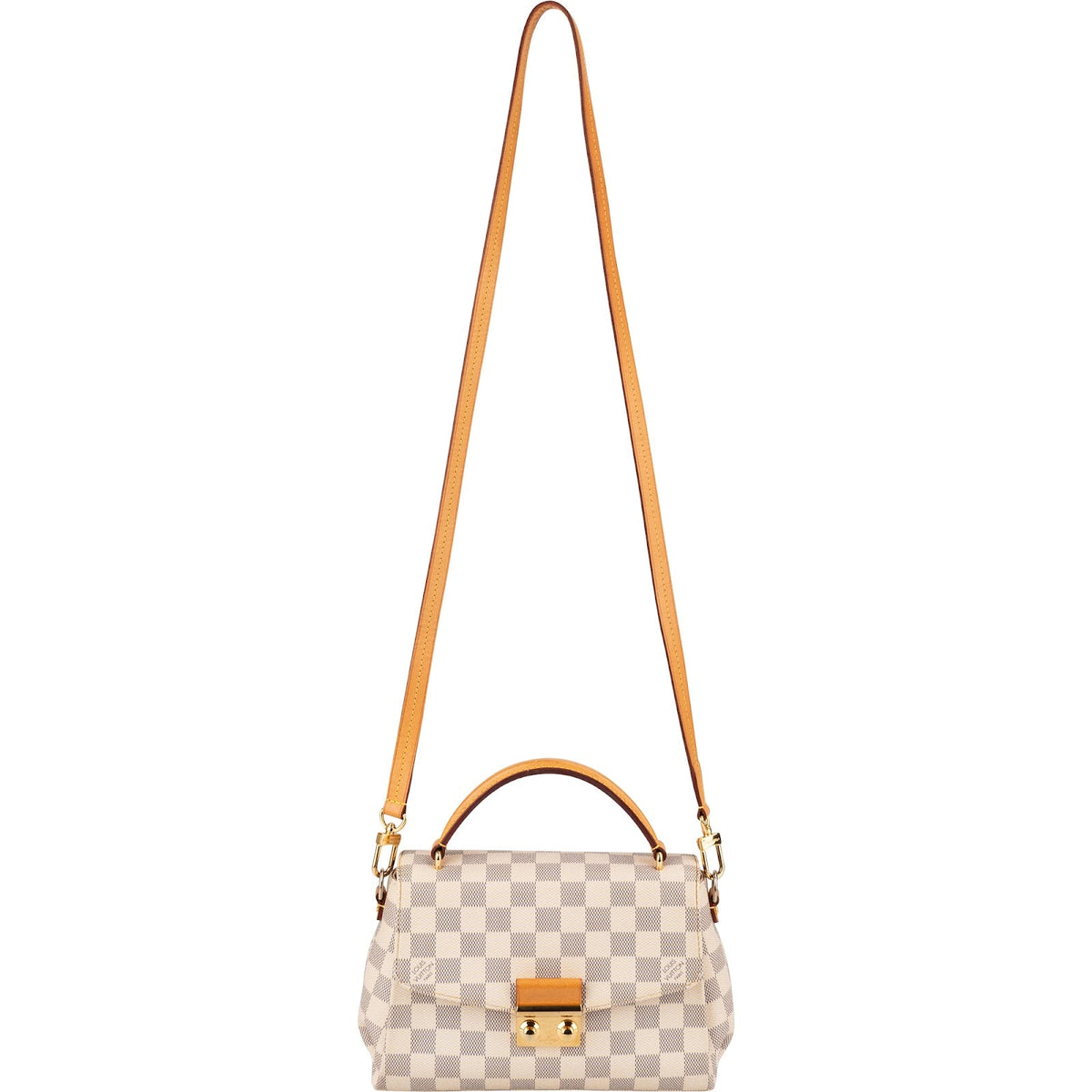 Louis Vuitton Monogram Damier Azur Croisette Handbag