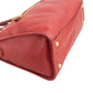 Prada Red Vitello Daino Leather Satchel City Handbag