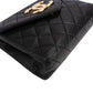 Chanel Quilted Lambskin CC Envelope Small 24K Gold Single Flap Crossbody Bag