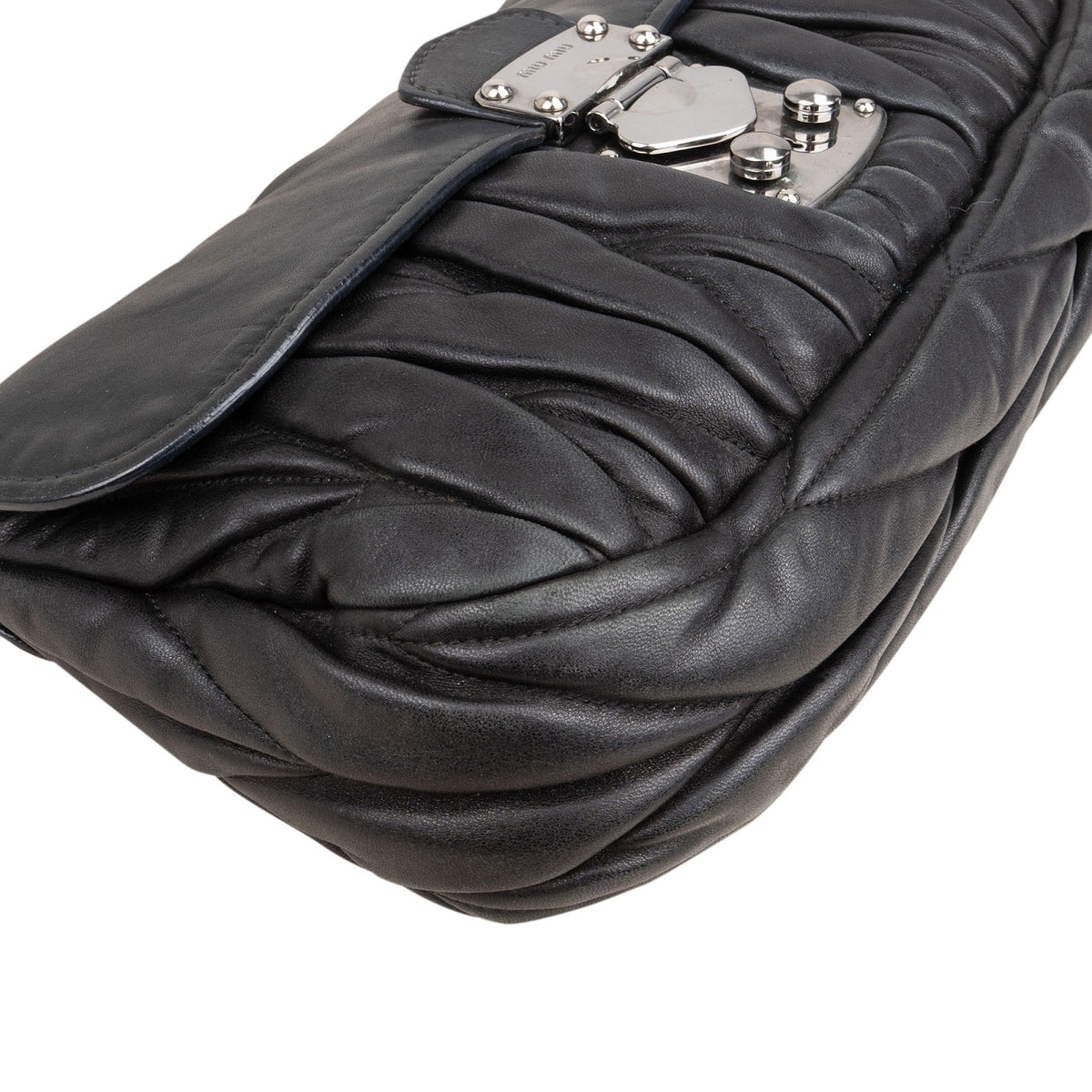 Miu Miu Matelassé Leather Hobo Crossbody Bag