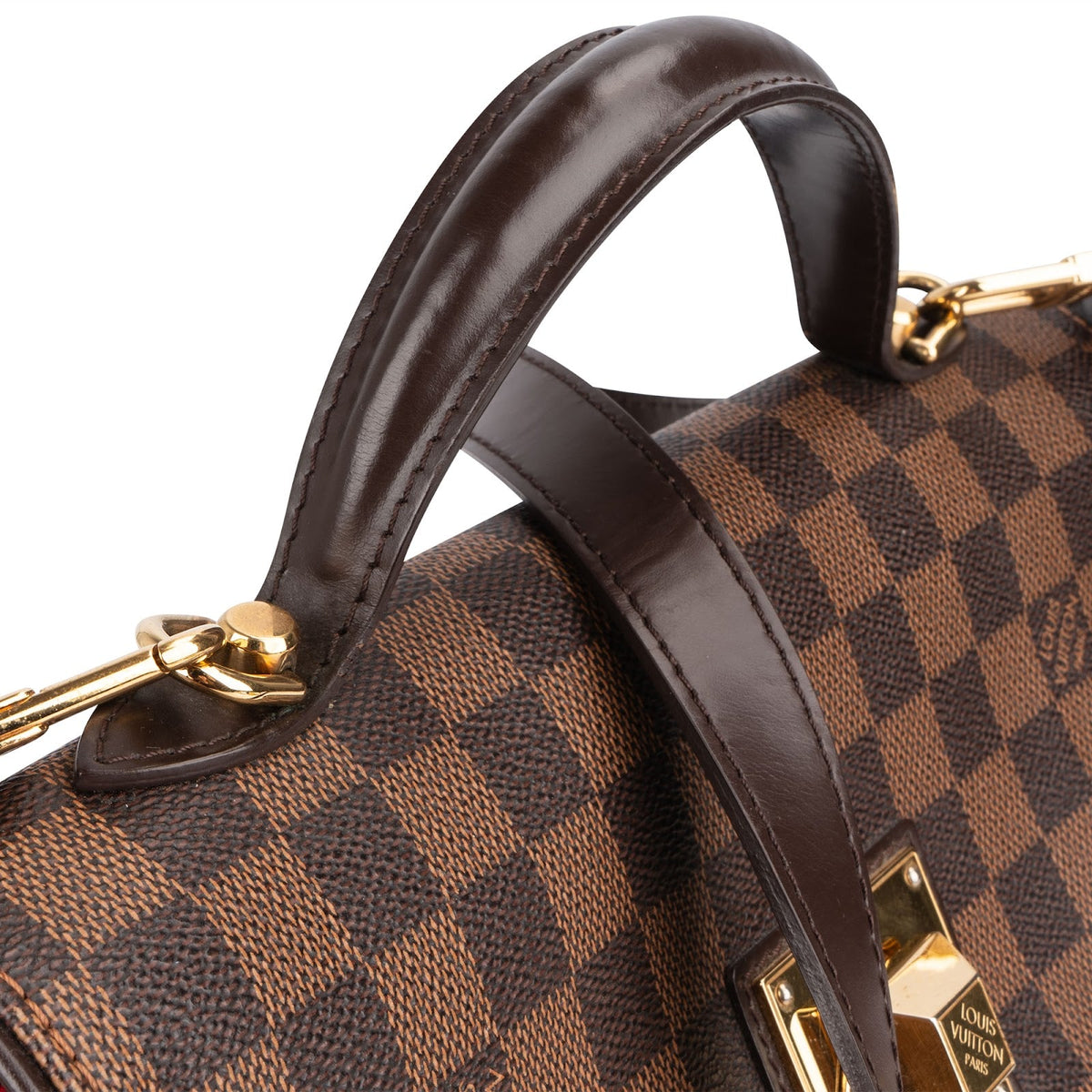 Louis Vuitton Monogram Damier Ebene Canvas Bergamo MM Handbag