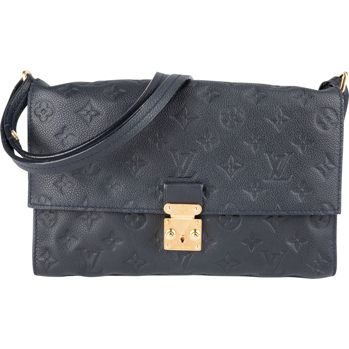 Louis Vuitton Blue Monogram Empreinte Leather Fascinante Crossbody Bag