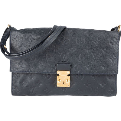Louis Vuitton Blue Monogram Empreinte Leather Fascinante Crossbody Bag
