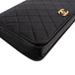 Chanel Quilted Lambskin 24K Gold Single Flap Crossbody Bag